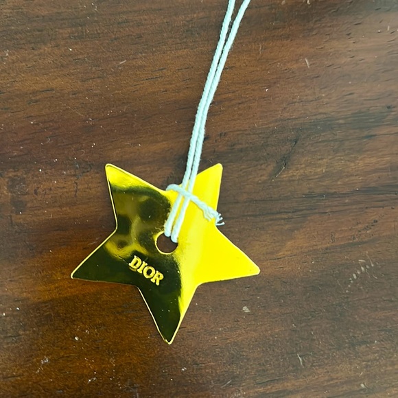 Dior metallic charm pendant ornament key chain gold plated - Picture 3 of 5